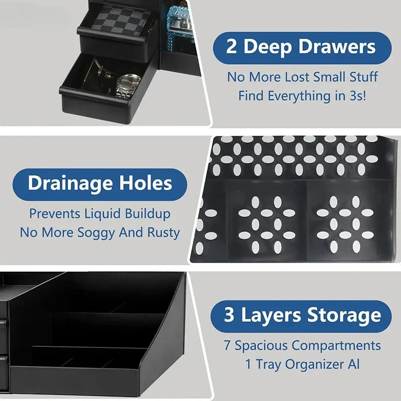 Men's Fragrance Organizer Stand